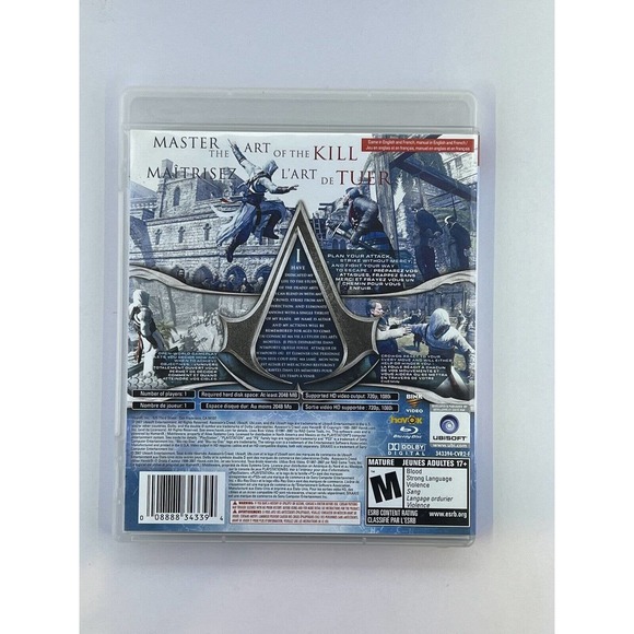 PS3 Assassin's Creed Game Tested Sony PlayStation 3 - Picture 2 of 3
